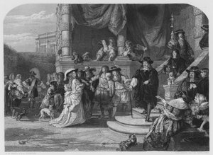 The Fall of Clarendon, da foto na coleção do honorável Lord Northwick, uma duplicata na Galeria Vernon