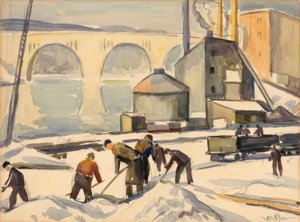 Trabalhador da C.W.A. em Key Bridge de Edgar Nye