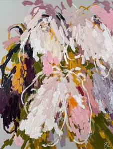 Flores abstratas vibrantes de Edie