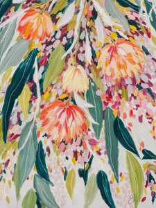 Cascata floral vibrante de Edie