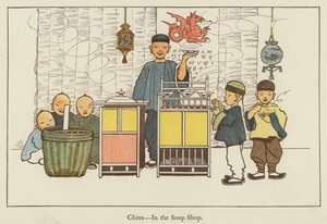 China, na loja de sopa de Edith Farmiloe