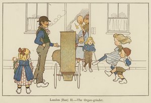 Londres (leste), o moedor de órgãos de Edith Farmiloe