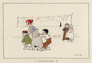 O Triunfo da Justiça II (cor litho) de Edith Farmiloe