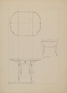Folha de mesa oval