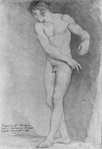 Nu, olhando para a esquerda, 1755