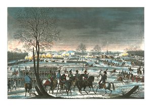 Batalha perto de Hohenlinden, 3 de dezembro de 1800, c1850.