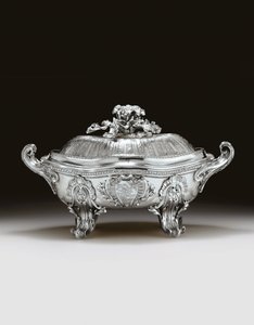 Terrina Louis XV, capa e forro de Edme Pierre Balzac