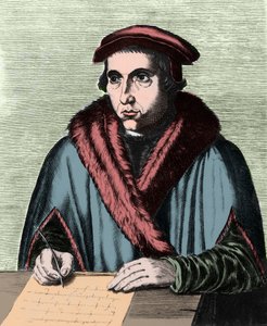 Retrato de Juan Luis Vives, humanista e filósofo espanhol (1492-1540).