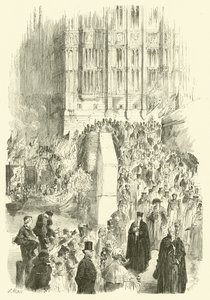 Juramento em cerimônia do Senhor Prefeito de Londres (gravura)