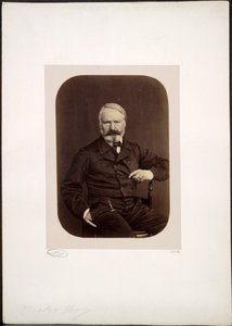 Retrato de Victor Hugo em Guernsey de Edmond Bacot