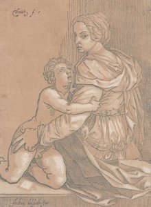 Virgem e criança, c. 1530. de Edmond Douet