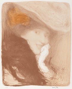 La Rieuse: Madame Albert Besnard, 1897. de Edmond François Aman Jean