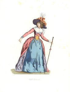 Mulher da moda, França de Edmond Lechevallier Chevignard