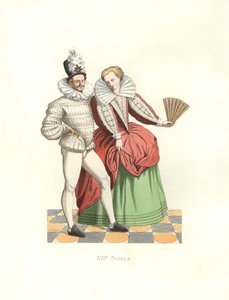 Nobres franceses na corte de Henrique III (1574-1589) de Edmond Lechevallier Chevignard
