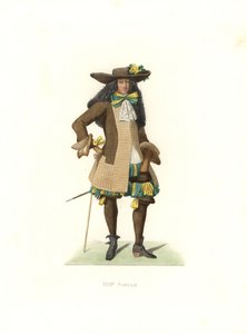 Cavalheiro de trajes cerimoniais de Edmond Lechevallier Chevignard