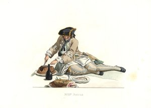 Cavalheiro de roupa de caça, França