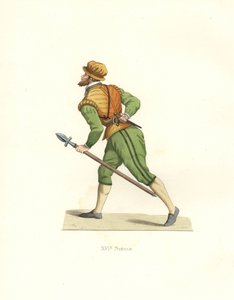 Caçador na época de Carlos IX da França de Edmond Lechevallier Chevignard