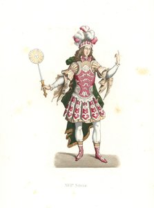 Luís XIV, o Rei Sol, em traje de balé