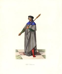 Mace-bearer sob o Rei Luís XII de Edmond Lechevallier Chevignard