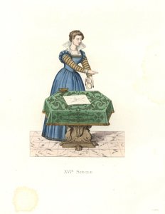 Jovem mulher de Veneza de Edmond Lechevallier Chevignard