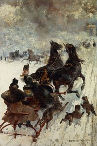 A corrida de trenó, 1877