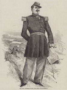 A guerra, general Forey, o herói de Montebello de Edmond Morin