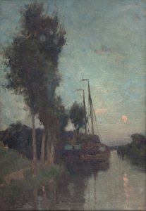 Noite na Holanda (óleo sobre tela) de Edmund Aubrey Hunt