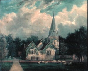Igreja Stoke Poges de Edmund Birckhead Bensell