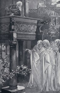 Ilustração para o Fausto de Goethe de Edmund Bruning