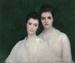 Emeline e Josephine Tarbell, c.1905 (óleo sobre tela)