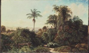Paisagem Cubana (óleo sobre tela) de Edmund Darch Lewis