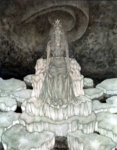 "A Rainha da Neve": A Rainha da Neve em Majeste de Edmund Dulac