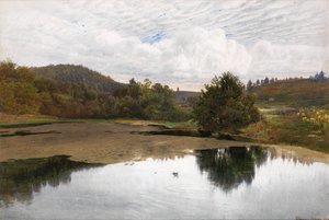 Leith Hill, a partir de Broadmoor, Surrey