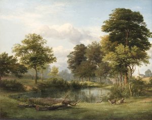 Uma cena no Muswell Hill de Edmund Gill