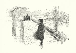 Ilustração para Jane Eyre por Charlotte Bronte (litho)