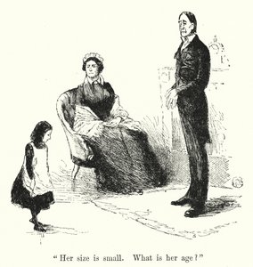 Ilustração para Jane Eyre por Charlotte Bronte (litho)