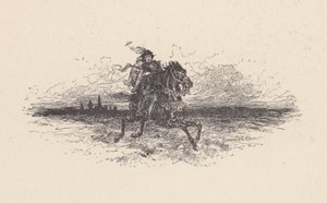 Ilustração para "The Eve of St Agnes" de John Keats (litografia) de Edmund Henry Garrett