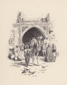Ilustração para "The Eve of St Agnes" de John Keats (litografia) de Edmund Henry Garrett
