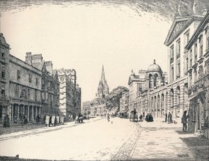 Rua principal, Oxford, 1905