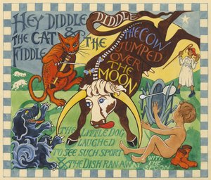 Hey Diddle Diddle, c.1935 (guache no papel)