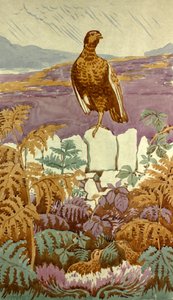 Vigilância sobre o Mouro, c.1930 (guache sobre papel) de Edmund Hunter