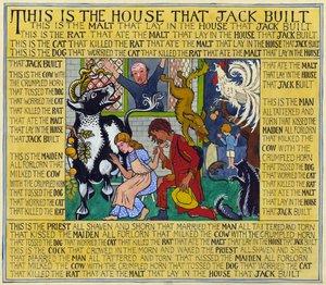 A casa que Jack construiu, c.1935 (gouache sobre papel)