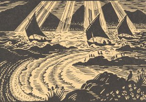 Três navios à vela de Edmund Hunter