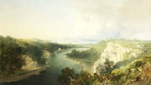 O Avon e o Severn de Clifton Down