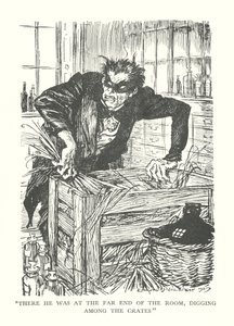 Ilustração para "O estranho caso do Dr. Jekyll e do Sr. Hyde", de R. L. Stevenson (litografia) de Edmund Joseph (after) Sullivan