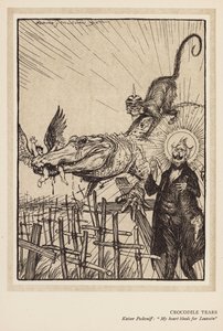 A grinalda do Kaiser: Lágrimas de Crocodilo (litografia)