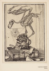 A grinalda do Kaiser: "Imperialismus" (litografia) de Edmund Joseph (after) Sullivan