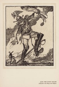 A grinalda do Kaiser: Jack, o Assassino Gigante (litografia) de Edmund Joseph (after) Sullivan