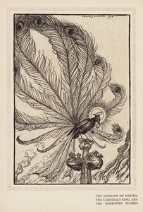 A grinalda do Kaiser: A grinalda de Rheims, o anel do cardeal e as plumas emprestadas (litografia) de Edmund Joseph (after) Sullivan