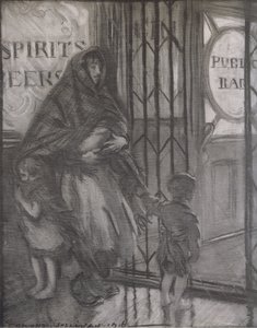 A porta da taverna, Bibbys Annual de Edmund Joseph (after) Sullivan